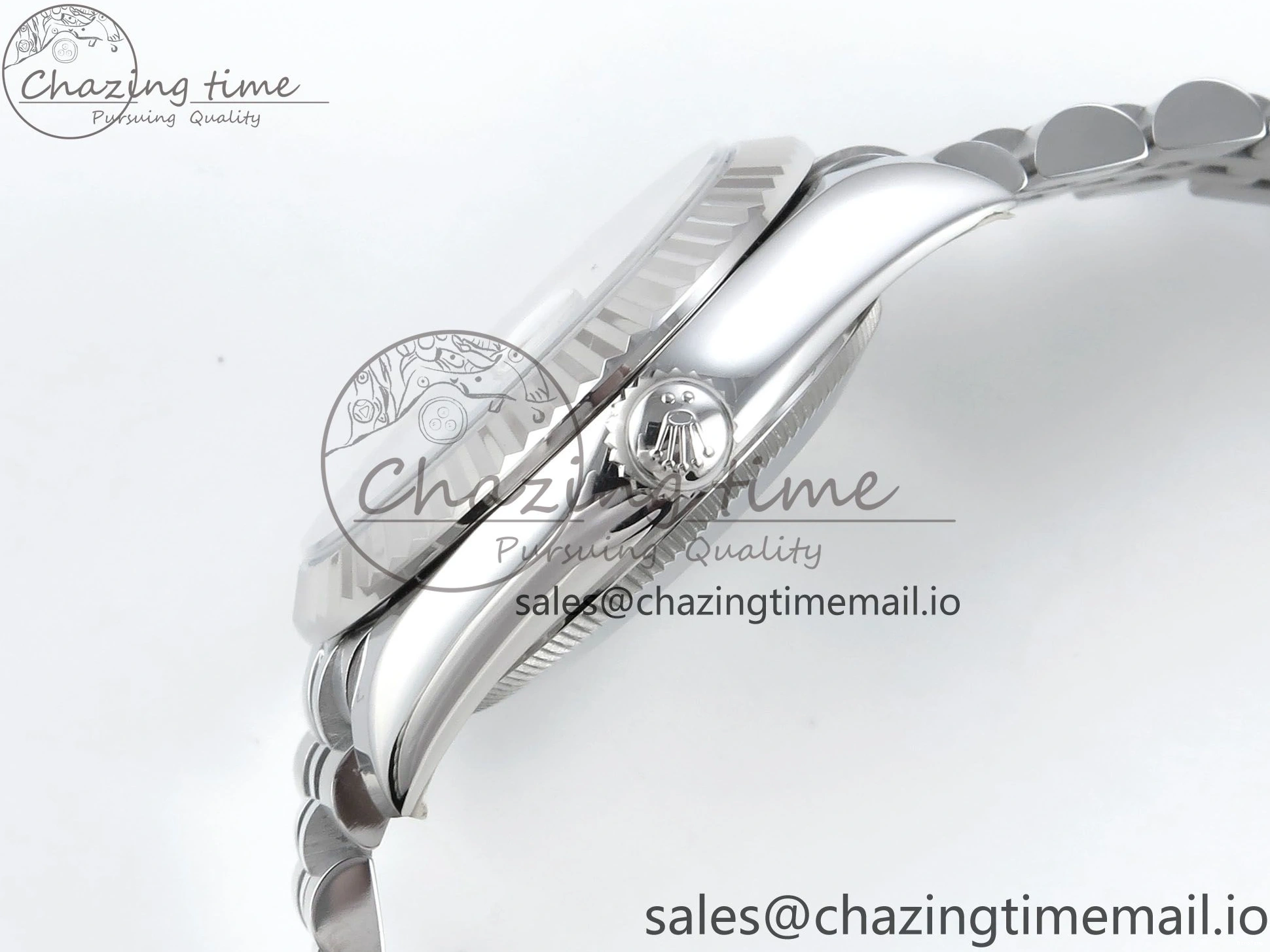 MiroTime 0304 DateJust 31 278274 ARF 1:1 Best Edition 904L Steel Gray Diamonds Dial on SS Jubilee Bracelet ETA OnTrend 541